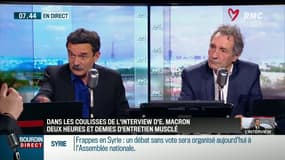 "Chaque fois qu'il y a eu une question un peu hard, à chaque fois il a d'abord essayé de contester la question"