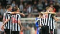 Les joueurs de Newcastle après le match nul contre Leicester