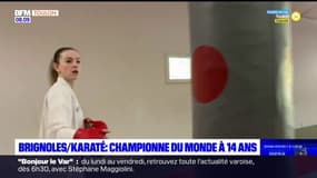 Karaté: à Brignoles, une championne du monde de 14 ans