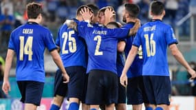 La joie des Italiens contre la Suisse, le 16 juin 2021.