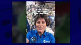 Samantha Cristoforetti dans la station spatiale internationale 