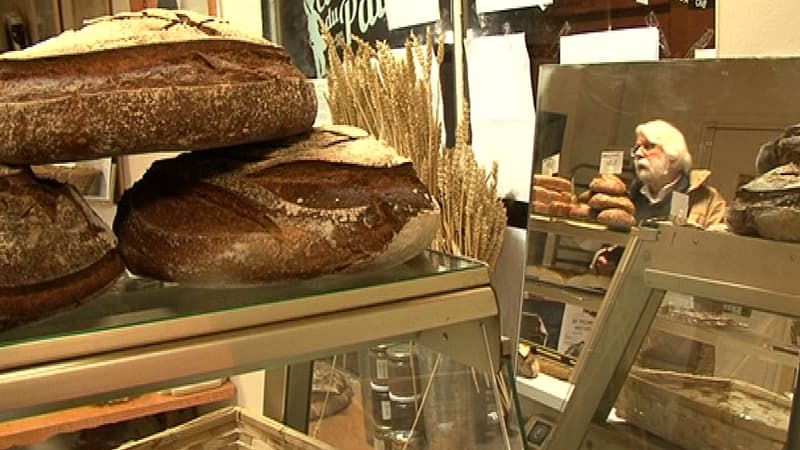 L'intérieur de la boulangerie "La Conquête du pain", à Montreuil (Seine-Saint-Denis).