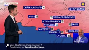 Météo Bouches-du-Rhône: nuages voire pluie à l'ouest et ciel voilé à l'est, jusqu'à 17°C à Aubagne
