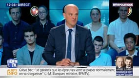 Grèves pendant le BAC: Jean-Michel Blanquer "garantit que les épreuves se passeront normalement"