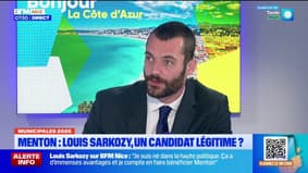 Louis Sarkozy, candidat à la mairie de Menton: "je vais essayer de sécuriser le plus d'investitures"