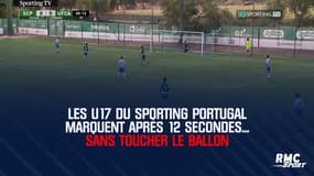 Les U17 du Sporting Portugal marquent après 12 secondes... sans toucher le ballon