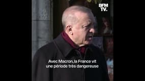 Erdogan souhaite à la France de «se débarrasser» de Macron «le plus tôt possible»