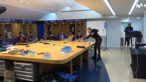 La colère de Luis Enrique lors d'un match de Ligue des champions.