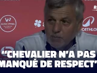 Lens 0-2 Lille : "Chevalier n'a pas manqué de respect" martèle Genesio