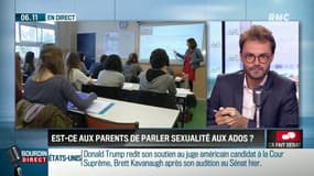 Sexualité: les parents doivent-ils en parler aux ados? Ca fait débat sur RMC