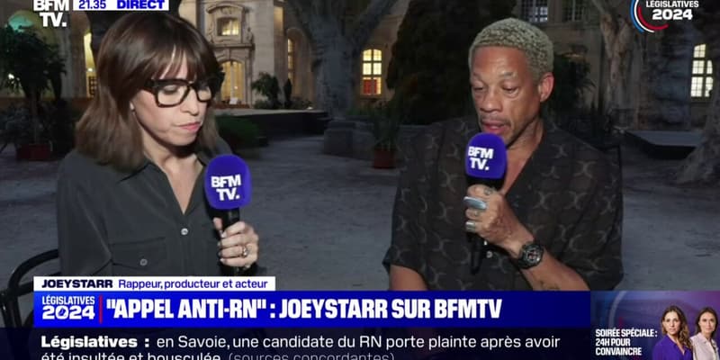 L'intégrale de l'interview de JoeyStarr, à la "Nuit contre l'extrême-droite" au Festival d'Avignon