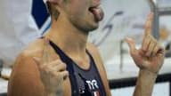 Après le 50m, Leveaux est devenu champion d'Europe en petit bassin, en battant une nouvelle fois le record du monde.