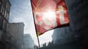 Drapeau de la CGT à Marseille