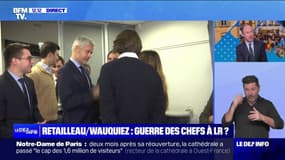 Laurent Wauquiez estime que Bruno Retailleau ouvre "une guerre des chefs à droite" avec l'annonce de sa candidature à la présidence de LR