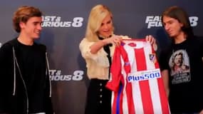 Antoine Griezmann - Charlize Theron - Filipe Luis