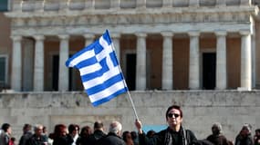 Manifestation contre l'austérité en Grèce.