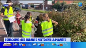 Tourcoing: les enfants mobilisés pour la journée mondiale du nettoyage de la planté