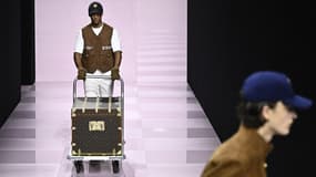 Focus sur les malles Louis Vuitton à la Fashion Week de Paris 