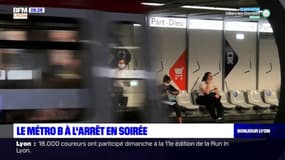 Lyon: le métro B suspendu à 21h15 quasiment toutes les soirées d'octobre à partir de ce lundi