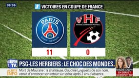 PSG-Les Herbiers: le choc de deux mondes en chiffres