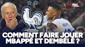 Équipe de France : Le duo Dembélé-Mbappé ? "Ça fait partie de ma réflexion", avoue Deschamps
