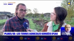Alpes-Maritimes: après les intempéries, les terres agricoles gorgées d'eau