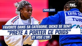 Paris 2024 / Judo : favorite dans sa catégorie, Dicko se sent "prête à porter ce poids" et vise l'or