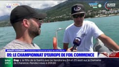 Hautes-Alpes: le championnat d'Europe de foil démarre au lac de Serre-Ponçon