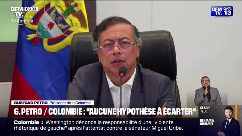 Colombie: un candidat à la présidence victime d'une tentative d'assassinat, un mineur interpellé