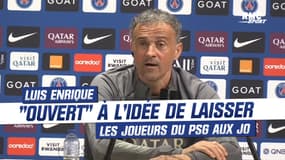 Jeux Olympiques : Luis Enrique "ouvert" à l'idée d'y voir des joueurs du PSG