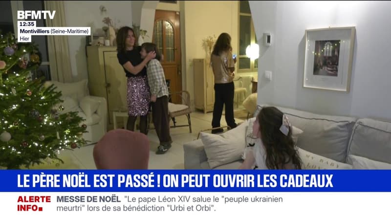Réveillon de Noël: le moment d'ouvrir les cadeaux est arrivé