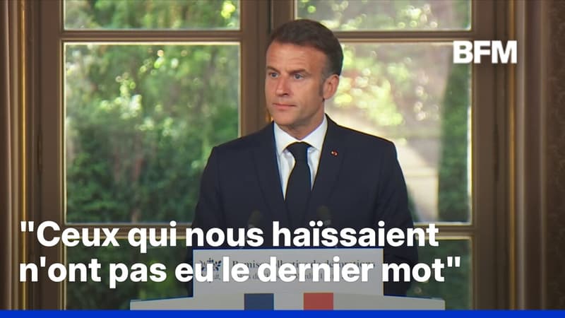 Attentats du 13-Novembre: Emmanuel Macron remet la Légion d’honneur aux héros intervenus au Bataclan