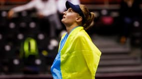Dayana Yastremska à Lyon le 1er mars 2022