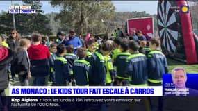 Carros: des enfants à la rencontre de l'attaquant de l'AS Monaco Breel Embolo
