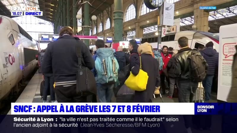 SNCF : appel à la grève les 7 et 8 février