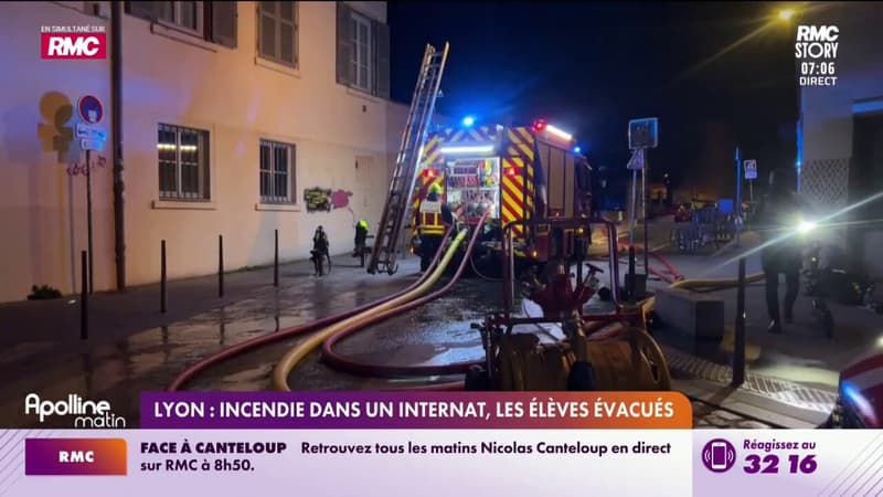 Lyon : incendie dans un internat, les élèves évacués