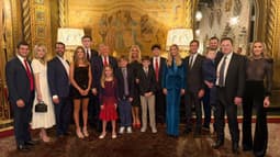 La famille Trump avec Elon Musk
