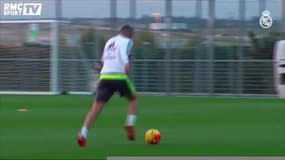 Benzema de retour à l’entraînement du Real Madrid