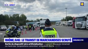 Rhône: une vaste opération de contrôle des poids lourds a été menée sur l'A46