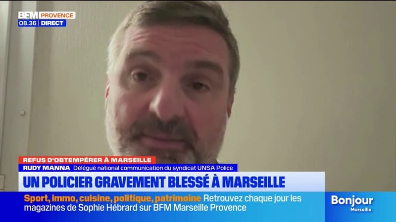 Un policier propulsé sur 20 mètres après un refus d'obtempérer à Marseille