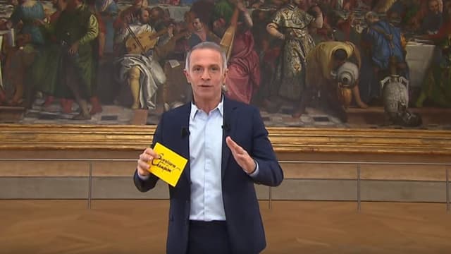 Samuel Etienne au Louvre pour "Questions pour un champion"