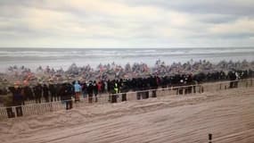 Accident au départ de l'Enduropale du Touquet. - Témoins BFMTV