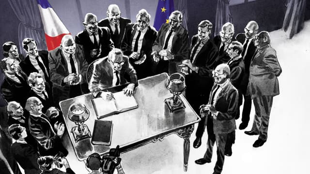 Détail de la couverture de la BD "Le Choix du chômage"