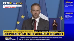 Marc Ferracci: "Une sanction jusqu'à 40 millions d'euros" si la production de dolipranes s'arrête 