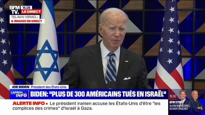 Israël: Joe Biden affirme que 