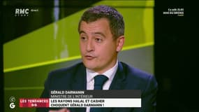 Darmanin "choqué" par les rayons communautaires au supermarché: "On voit bien qu'il vise le halal"