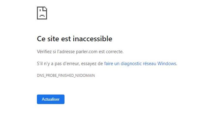 Amazon a coupé les ponts avec Parler. 