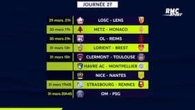 Ligue 1 : Le programme tv complet de la 27e journée avec le Classique OM-PSG