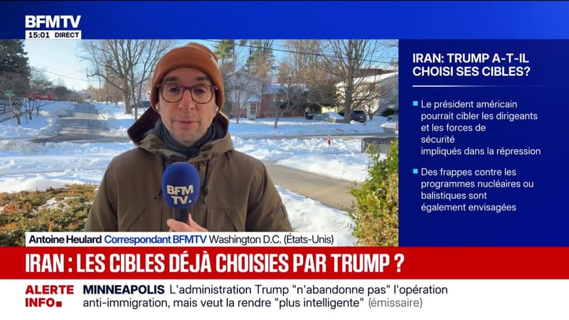 Les États-Unis envisageraient de frapper des responsables du régime iranien impliqués dans la répression