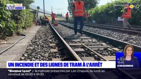 Incendie volontaire et trams à l'arrêt : retour sur la journée galère pour les usagers lyonnais